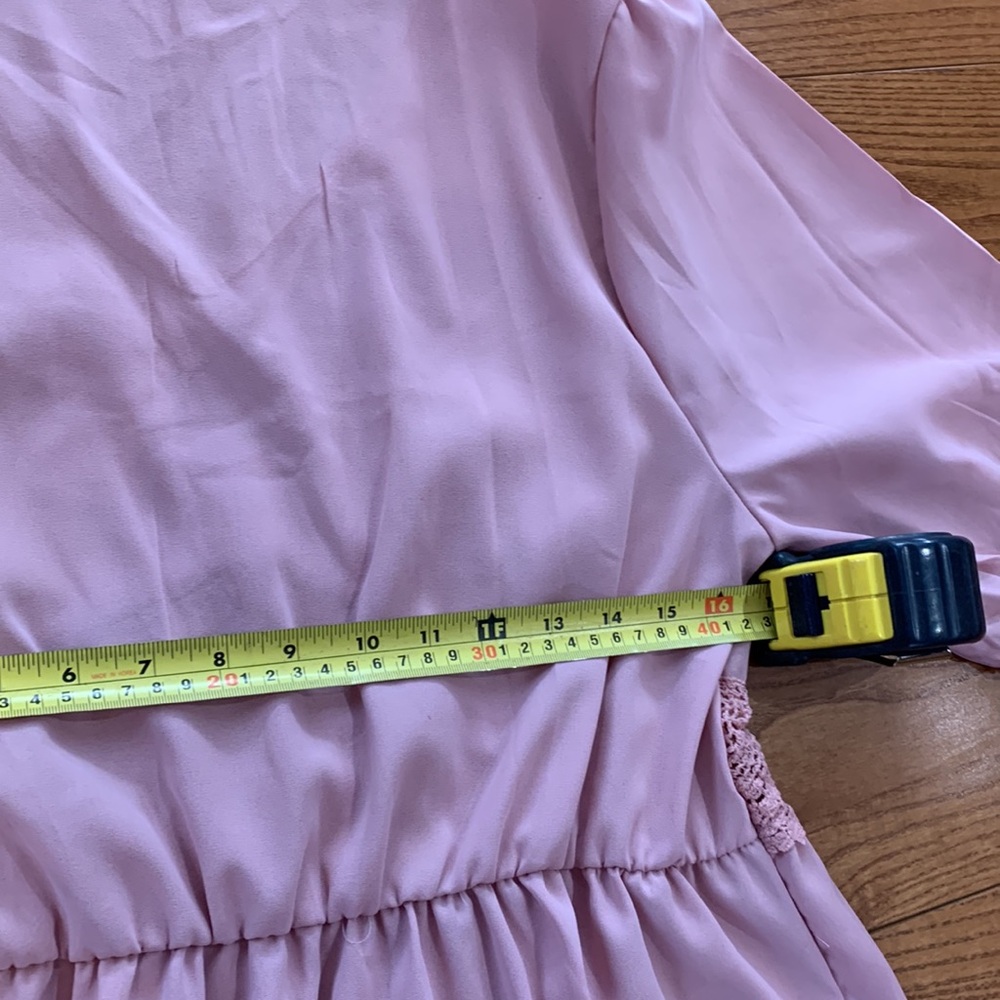 💛2/$20 Dusk pink feminine dress XL - Picture 6 of 7